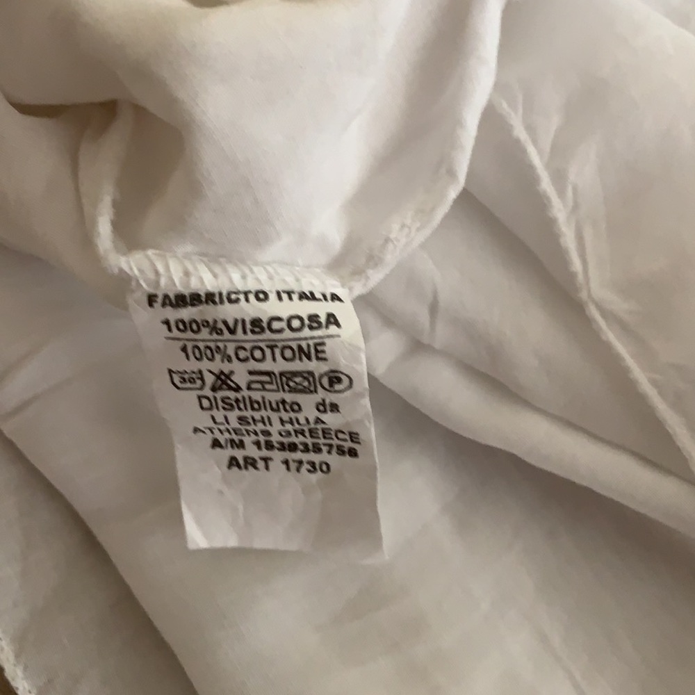 Layered white tank from Greece size L - Picture 4 of 4